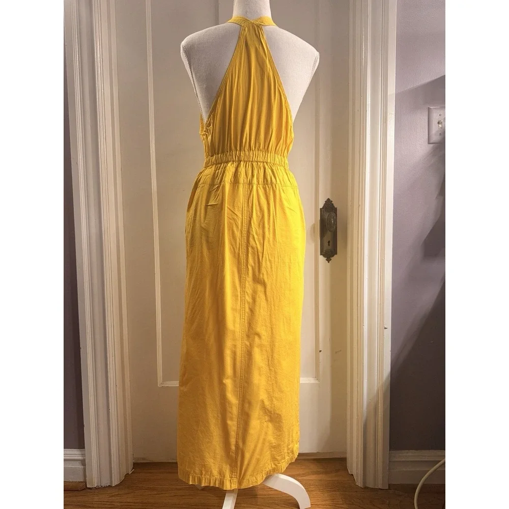 Truce Girls Yellow Overall Utility Dress Size XL 16